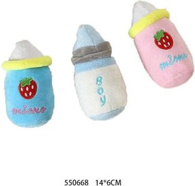 Λούτρινο παιχνίδι σκύλου - 14x6cm - 12pcs - 550668