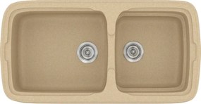 Sanitec Classic 305 (96×51) - Γρανιτένιος νεροχύτης - Granite Cappuccino