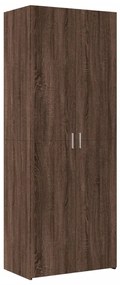 vidaXL Ντουλάπι Καφέ Δρυς 70x42,5x185 εκ. από Επεξεργασμένο Ξύλο