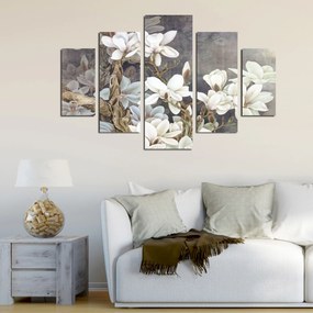 ΠΕΝΤΑΠΤΥΧΟΣ ΠΙΝΑΚΑΣ MDF MAGNOLIA KOBUS HM7207.01 82X56x0,3 εκ.