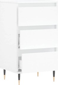 vidaXL Συρταριέρα Λευκή 40 x 35 x 70 εκ. από Επεξεργασμένο Ξύλο