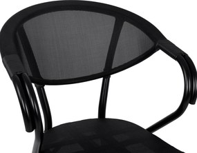ΠΟΛΥΘΡΟΝΑ ΑΛΟΥΜΙΝΙΟΥ CLAY BAMBOO LOOK ΜΑΥΡΗ ΜΕ TEXTLINE HM5025.02 59x60x82 cm
