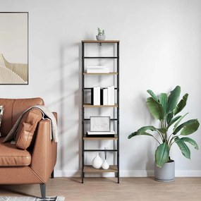 vidaXL Ράφι Βιβλίων 4 επιπέδων 40 x 29,5 x 149 εκ Επεξεργασμένο ξύλο