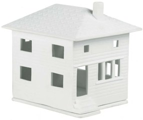 Κηροπήγιο Για Ρεσώ City Villa RD0090704 13,5x13,5x12cm White Raeder Πορσελάνη