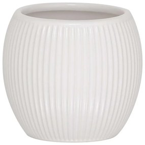 Ποτήρι Οδοντόβουρτσας Convex 8,8x9,8cm White Sealskin Porcelain