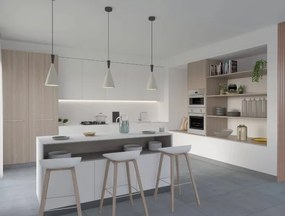 Intrahome Σύνθεση Έπιπλο Κουζίνας λευκό ΠΡΑΣΙΝΟ/ΚΑΡΥΔΙ 05-5982432 με blum μεντεσεδες και συρτάρια 10 ΜΕΤΡΑ ΤΡΕΧΟΝ