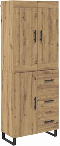 vidaXL Highboard 2 pcs Artisan Oak 69,5 x 34 x 180 εκ.