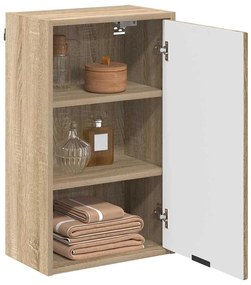 vidaXL Ντουλάπι Μπάνιου Επιτοίχιο Sonoma Δρυς 39 x 23.5 x 65 εκ.
