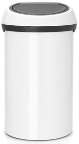 Κάδος BrabantiaTouch 647246, 60 l, Ομαλό και αθόρυβο άνοιγμα, Λευκό