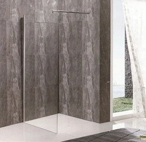 GL PANEL ΤΖΑΜΙ  ΔΙΑ/ΝΕΣ 100*195h/8 mm ME ΜΠΡΑΤΣΟ  ST/ST 70-120 cm 10-0135