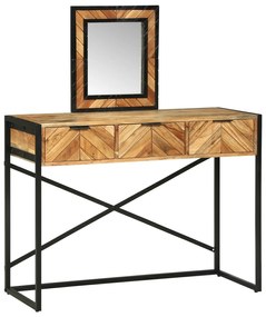 vidaXL Καθρέφτης Επιτραπέζιο 100x40x120 cm Σταθερό Ξύλο Ακακίας
