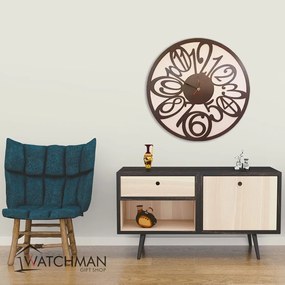 Intra απο ξύλο plywood 3mm-4mm πάχος - Ρολόι κόντρα πλακέ Δίασταση 30x30 cm Intraeaxys-eo20mlm7