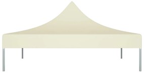 vidaXL Κάλυμμα Τέντας Εκδηλώσεων Κρεμ 2 x 2 μ. 270 γρ/μ²