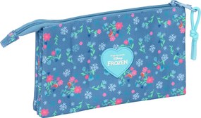 Κασετίνα Frozen Μπλε 22 x 12 x 3 cm