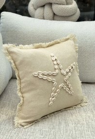 Διακοσμητικό Κάλυμμα Μαξιλαριού Μπεζ DEN006 43x43x10