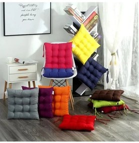 DreamHouse Μαξιλάρι Καρέκλας Microfiber Soft Μπορντώ 40x40εκ