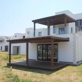 WPC πέργκολα με ραμποτέ 300 x 600εκ