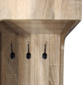 Έπιπλο εισόδου Feby pakoworld  sonoma 80x50.5x190εκ