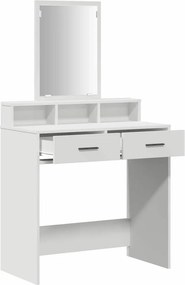 vidaXL Τραπέζι περιποίησης Λευκό 79 x 41 x 140 εκ. Επεξεργασμένο Ξύλο