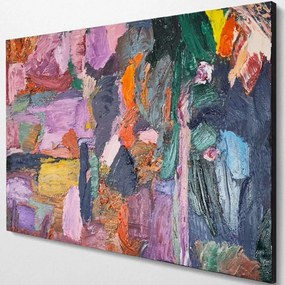 Πίνακας Καμβάς 405HND1210 140x100cm Multi Wallity Οριζόντιοι Ξύλο, Καμβάς