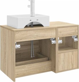 vidaXL Σετ Επίπλων Μπάνιου 2 pcs Sonoma Δρυς Επεξεργασμένο Ξύλο