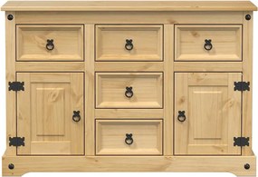 vidaXL Ντουλάπι Corona 112 x 40 x 75 εκ. από Μασίφ Ξύλο Πεύκου