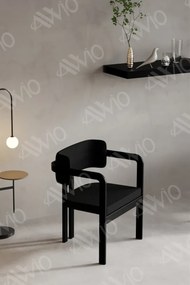 Stewehome ΑνθρακίΚαρέκλα Κουζίνας Μοντέρνου Design 45x48x75 cm