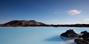 Εικόνα μιας μπλε λιμνοθάλασσας - 100x50