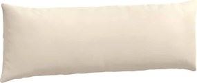 vidaXL Μαξιλάρι Καναπέ 2 pcs Μπεζ 120 x 40 cm ύφασμα