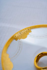 Stewehome Σετ 6 τεμαχίων πορσελάνινα φλιτζάνια καφέ με ράφι Πολύχρωμο