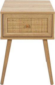 Κομοδίνο Home Deco Factory - 39x39x55.4cm - Καφέ
