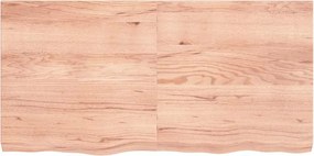 vidaXL Πάγκος Μπάνιου Αν. Καφέ 120x60x(2-6) εκ. Επεξεργ. Μασίφ Ξύλο