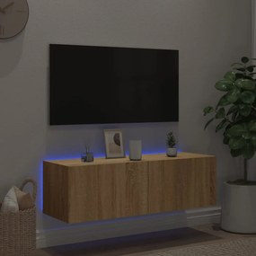 ΈΠΙΠΛΟ ΤΟΙΧΟΥ ΤΗΛΕΟΡΑΣΗΣ ΜΕ LED SONOMA ΔΡΥΣ 100X35X31 ΕΚ. 837297