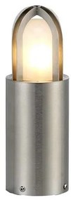 Επιδαπέδιο Φωτιστικό Μικρό E27 40W IP55 Paignton Elstead Lighting PAIGNTON-MB-SS Ασημί