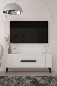 Stewehome Μοντέρνο έπιπλο τηλεόρασης με ντουλάπι 120x26x48 cm