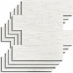 Αυτοκόλλητα πλακάκια Douceur d'intérieur - 25x25cm - 4τμχ - Λευκά
