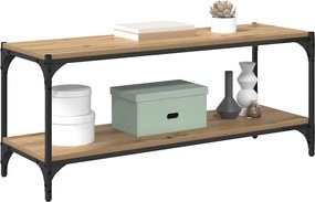 vidaXL Ντουλάπι TV 2 επιπέδων 100x33x41εκ. Artisan Oak