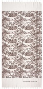 Παρεό (80x180) Greenwich Polo Club 3668 Brown/White