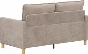 vidaXL Καναπές Μπεζ 156 x 81 x 87,5 εκ Πολυεστέρας
