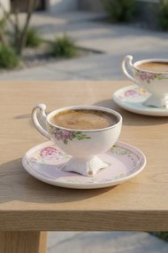 Stewehome Σετ πορσελάνινων φλιτζανιών καφέ για 6 άτομα Πολύχρωμο