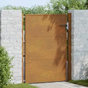 vidaXL Πόρτα Κήπου 100x125 εκ. από Ατσάλι Corten