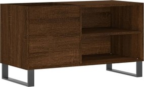 vidaXL Δισκοθήκη Καφέ Δρυς 85 x 38 x 48 εκ. από Επεξεργασμένο Ξύλο