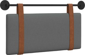 vidaXL Κρεμαστό Κεφαλάρι Σκούρο Γκρι Αντίκα PU