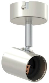 vidaXL Σποτ οροφής Βουρτσισμένο Νίκελ 6.5 x 6 x 11.5 εκ Ατσάλι