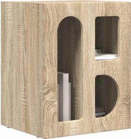 vidaXL Κομοδίνο ELST 2 τμχ. Δρύς Sonoma 40 x 35 x 50 εκ.