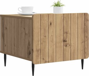 vidaXL Τραπεζάκι σαλονιού Artisan Δρυς 49 x 50 x 42 εκ.