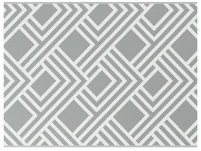 vidaXL εξωτερικό χαλί ARAKIL Γκρι Γκρι Πολυεστέρας 300 x 400 cm