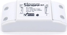 SONOFF Smart Διακόπτης RF2 433MHz, WiFi 2.4GHz, λευκό