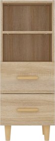 vidaXL Ντουλάπι Sonoma Δρυς 34,5x34x90 εκ. από Επεξεργασμένο Ξύλο