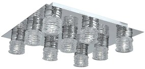 Φωτιστικό Οροφής - Πλαφονιέρα 77-1819 MX10102-9A Roll Chrome Homelighting Metal, Glass